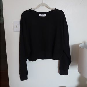 Double Zero Cropped Long Sleeve Top